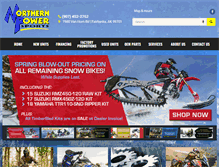 Tablet Screenshot of northernpowersports.com